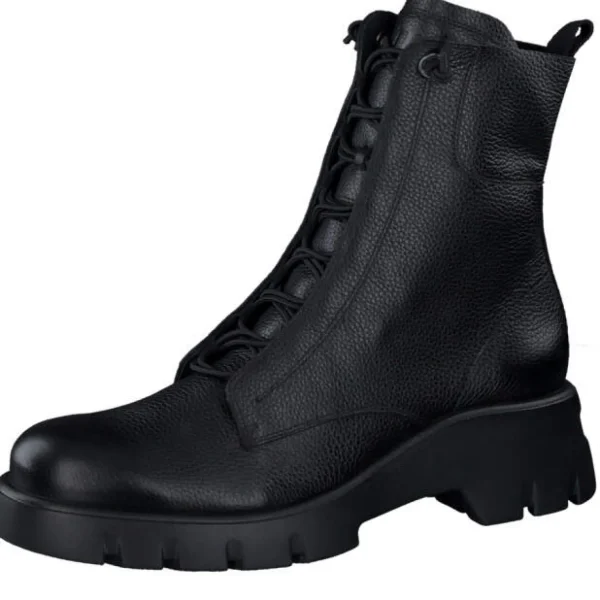 Sale Paul Green 0076-8216-046/Schnürstiefelett Schwarz
