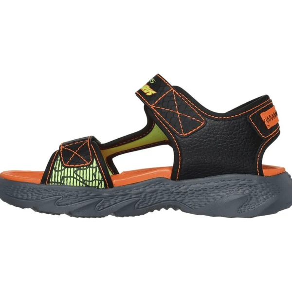 Online Skechers S-Lights: Creature-Splash Schwarz
