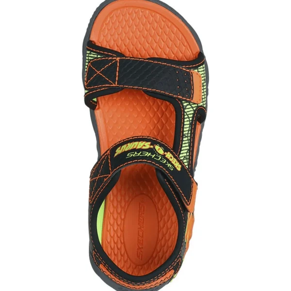 Online Skechers S-Lights: Creature-Splash Schwarz